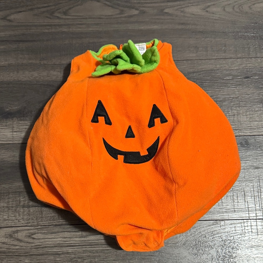 Orange Pumpkin Kids Costume 12-18M